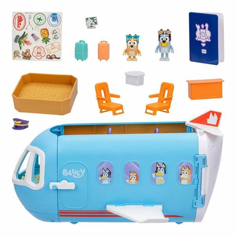 Set de Construcción Educativo Bluey - Avión con Accesorios