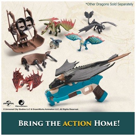 Set de 5 dragones coleccionables para fans de la saga