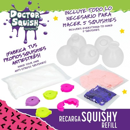 Arcilla modelar niños: botes de slime Doctor Squish para diversión