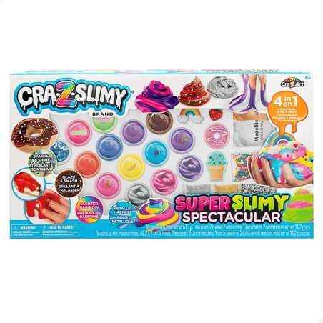 Juego de arcilla modelar niños tipo slime
