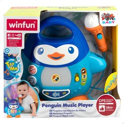 Micrófono Karaoke Winfun Pingüino para juguetes construcción niños 2