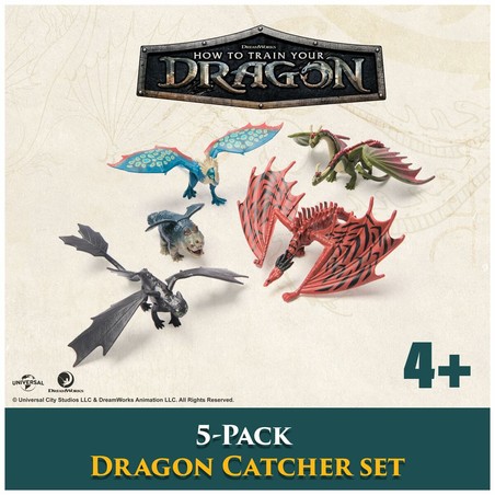 Juego de rol con figuras de acción de dragones
