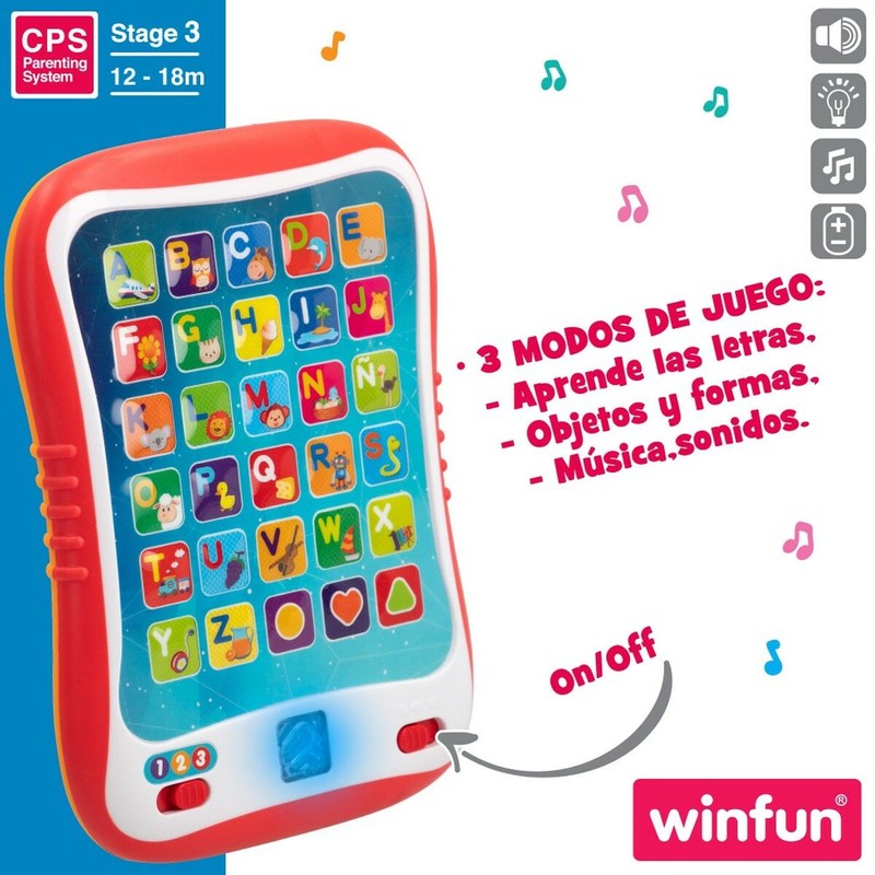 Pack de 6 Tabletas Educativas Winfun para guarderías y juego compartido