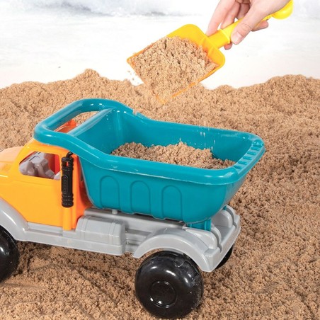 bloques construcción infantiles en la arena