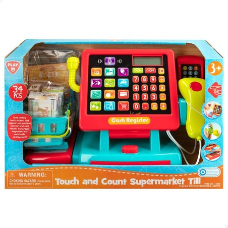 Set construcción educativo de caja registradora infantil con accesorios