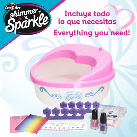 Kit de uñas para niñas con accesorios Cra-Z-Art