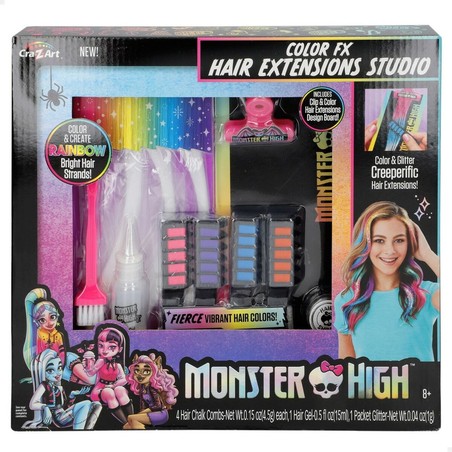 Detalle de accesorios pelo Monster High para juego creativo