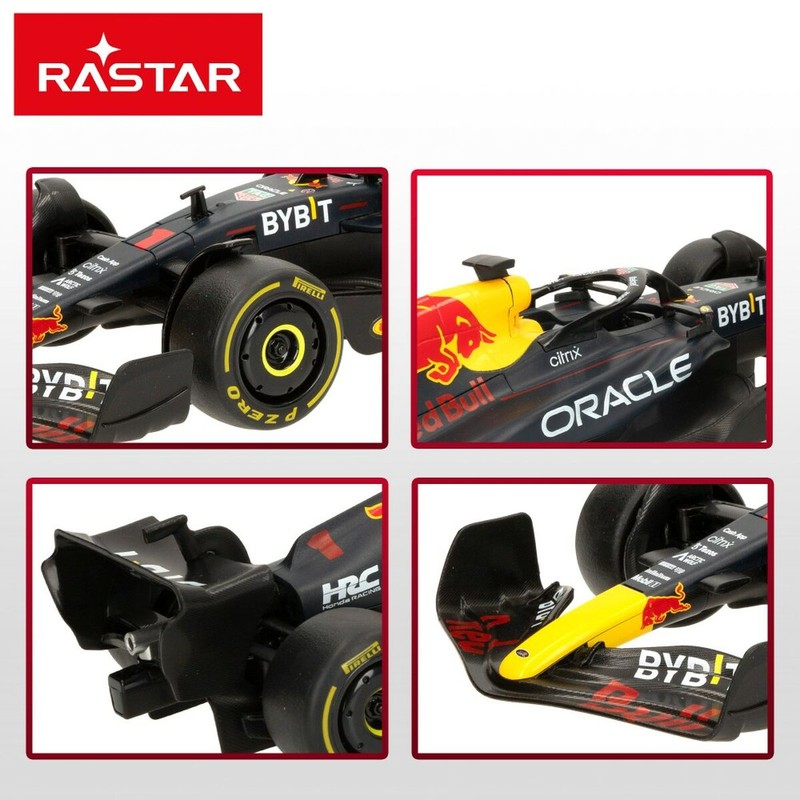 Pack de 4 coches radiocontrol Red Bull en una emocionante pista de coches