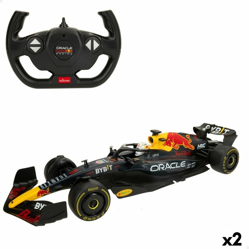 Coches juguete niños Red Bull 1:12 en acción