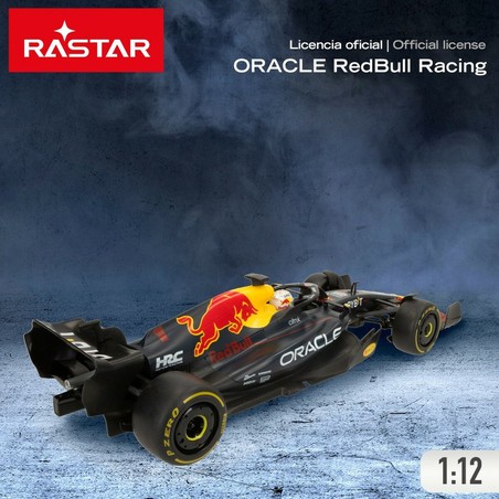 Detalle del coche Red Bull, ideal para un garaje de coches juguete