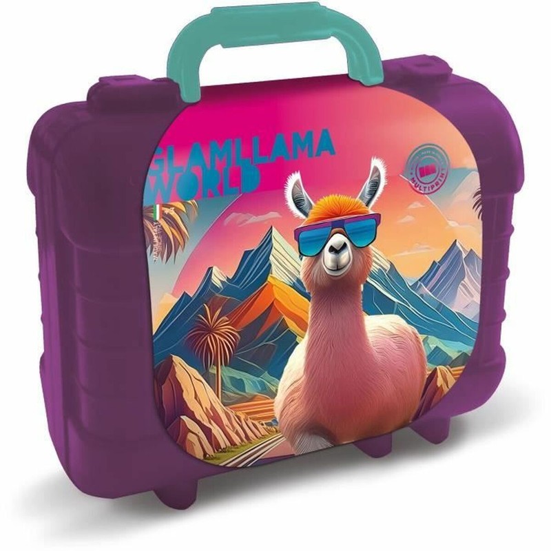Set de sellos Multiprint Lama, ideal para kit manualidades infantil y desarrollo de la creatividad