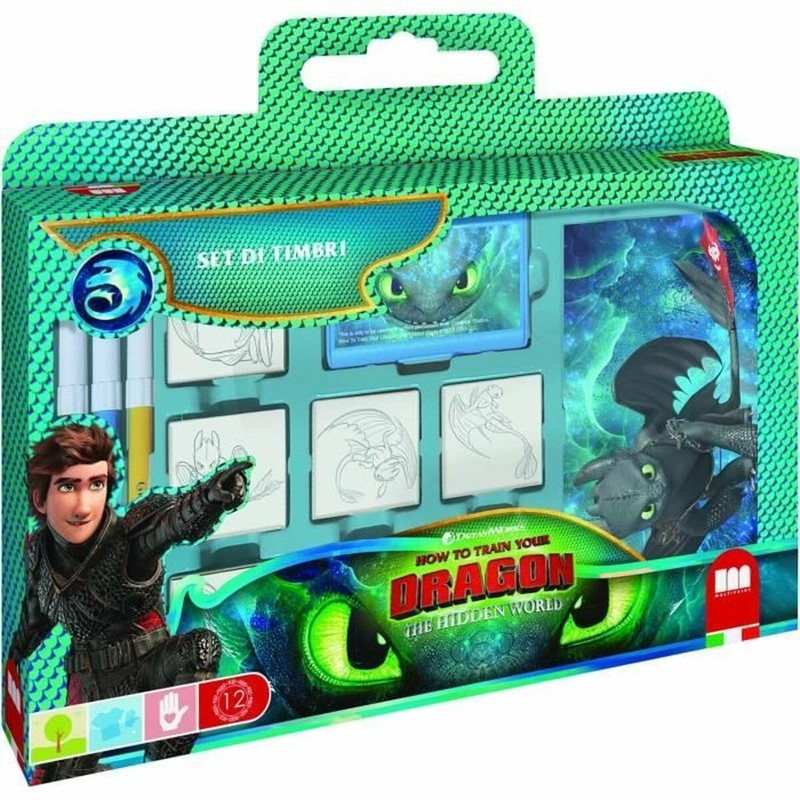 manualidades niños sellos dragones