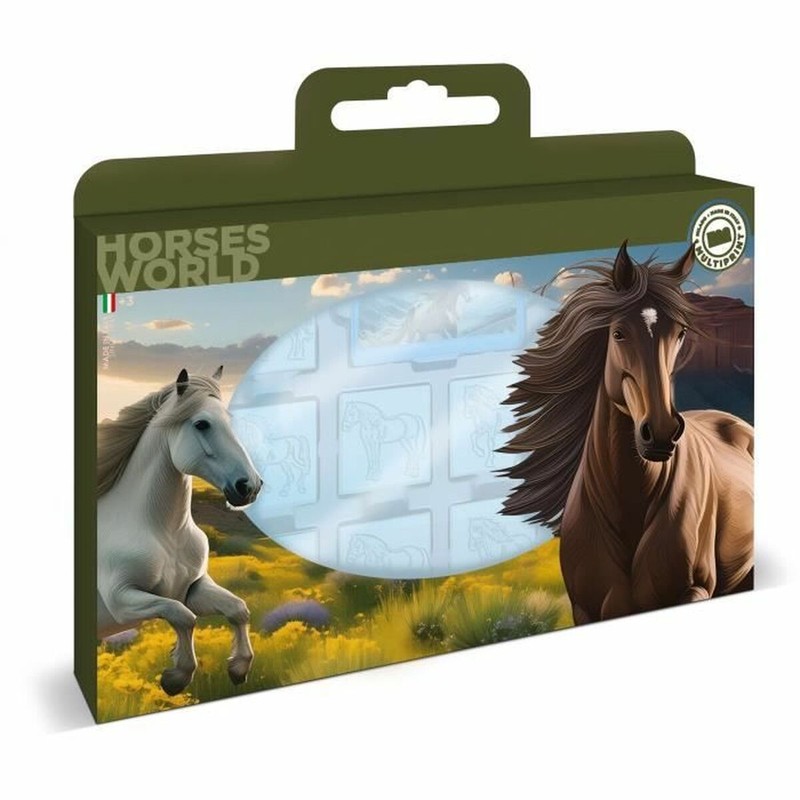 Set sellos Multiprint HORSES para manualidades