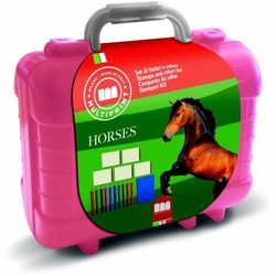 Manualidades niños: Set de sellos Multiprint HORSES para creatividad infantil