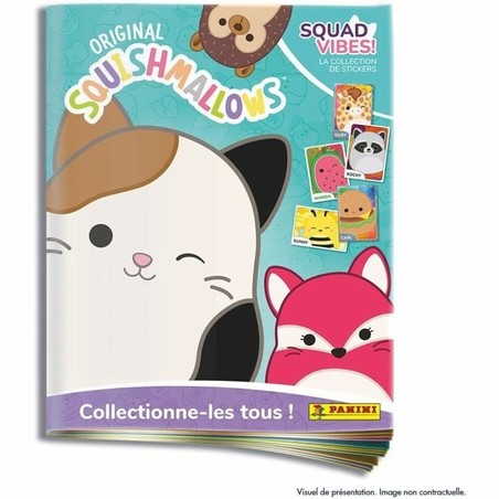 Manualidades niños: Álbum de pegatinas Panini Squishmallows