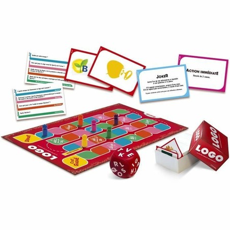 Juego mesa familiar Logo Lansay en acción
