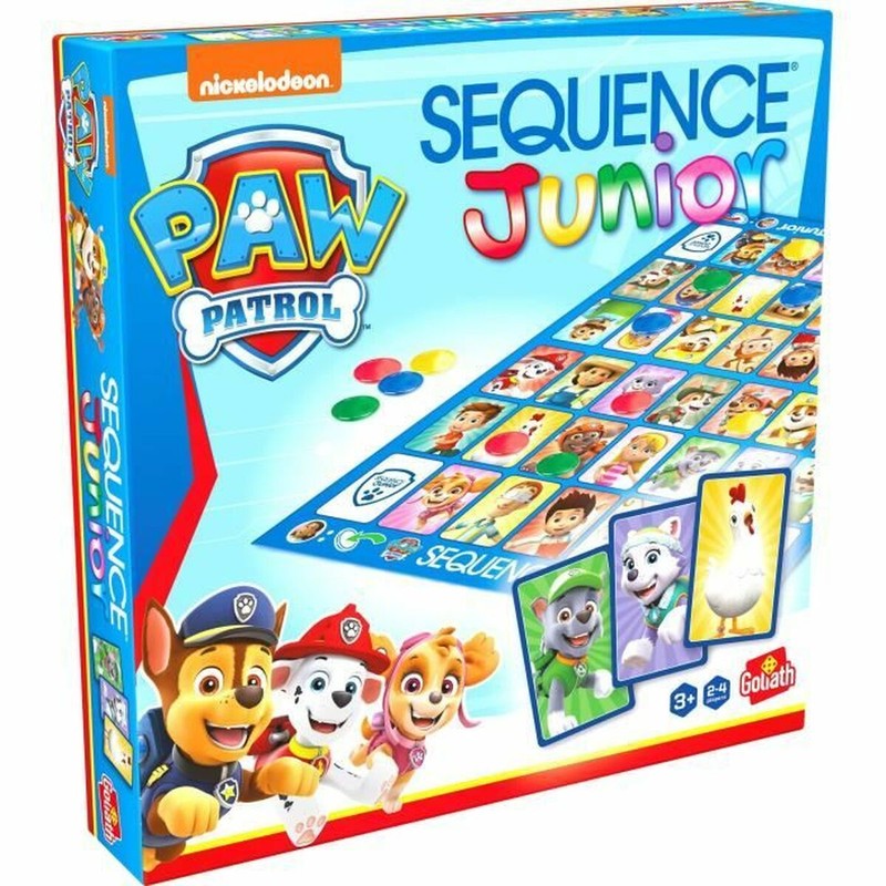 Juego de mesa niños Goliath Junior Paw Patrol Sequence