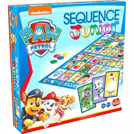 Juego de mesa niños Goliath Junior Paw Patrol Sequence