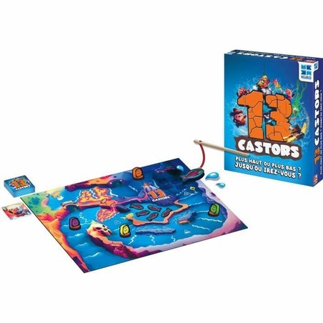 Juegos mesa niños Megableu 13 Beavers divertido