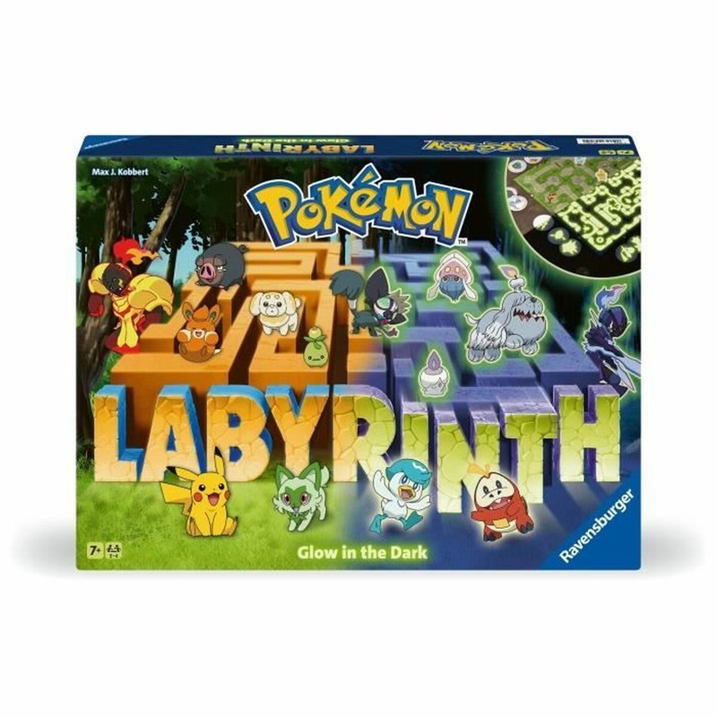 Juegos mesa niños Ravensburger Pokémon Laberinto en acción