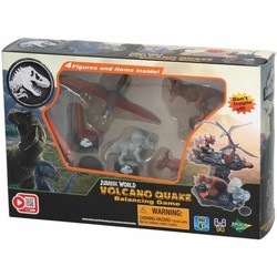 Juegos mesa niños Jurassic World Volcano Quake, volcán tembloroso con dinosaurios