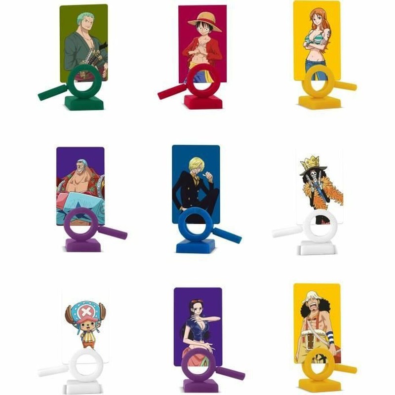 Juego mesa estrategia Cluedo One Piece componentes