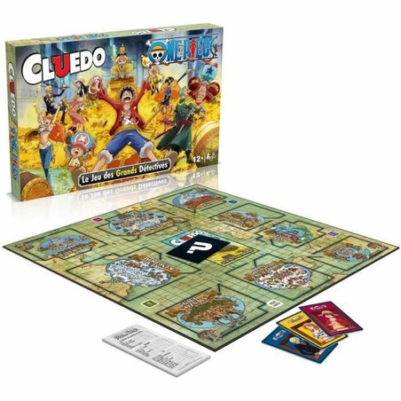 Detalle de cartas Cluedo One Piece para partidas