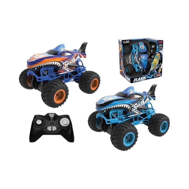 Coche Radio Control Tiburón Flash 1:16 para niños