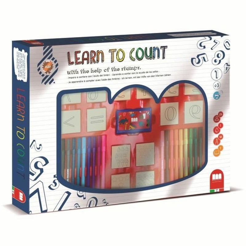 Manualidades niños: Sellos Multiprint Learn to Count para aprender números