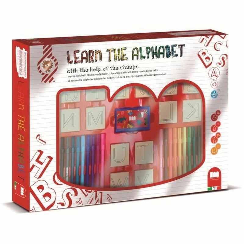 Sellos Multiprint Learn the Alphabet para manualidades niños
