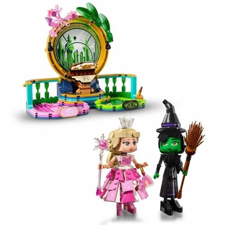 Juguete construcción motricidad fina: detalle de las minifiguras Lego Elphaba