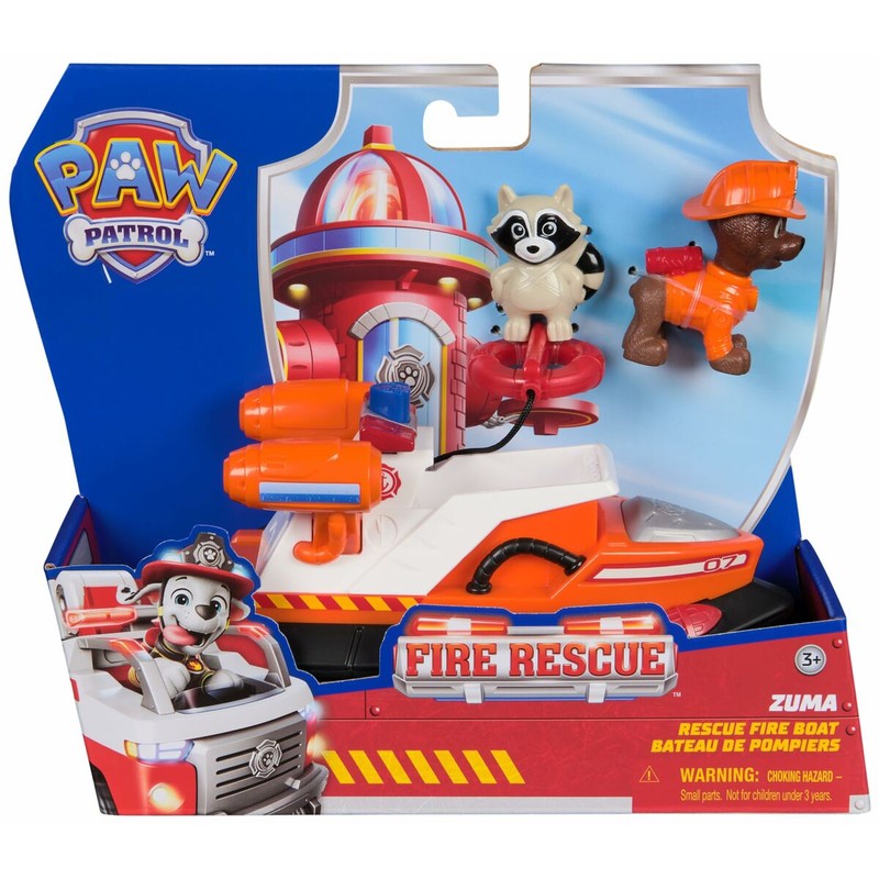 Zuma figura acción - Personaje Paw Patrol con barco