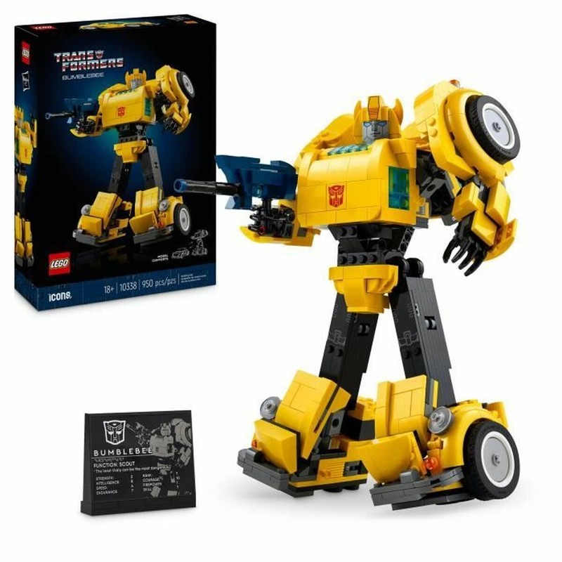Lego Transformers Bumblebee 10338, figura transformable para adultos
