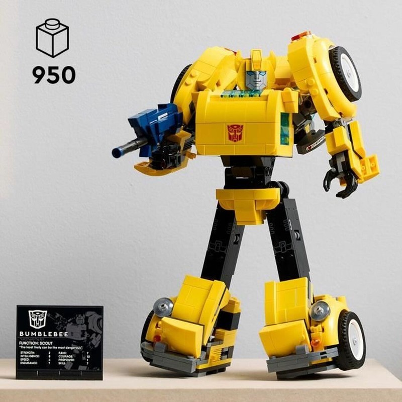 Caja del juego de construcción Lego 10338 Transformers Bumblebee