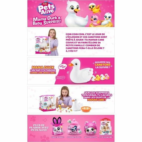 peluche interactivo infantil Zuru moviéndose