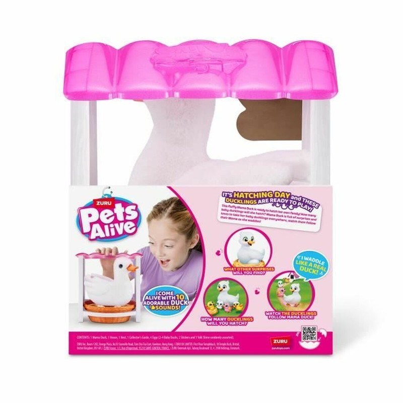 pato de felpa interactivo con accesorios para niños 3 años
