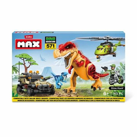 Juguetes construcción niños Zuru Max Dino construyendo un dinosaurio