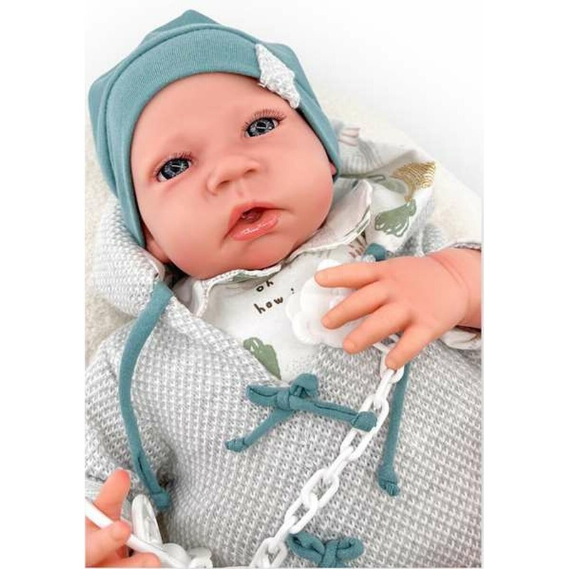 Muñeco reborn infantil con almohada de lactancia