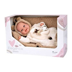Muñeca Bebé Arias Babyto 35 cm con chupete, vista frontal