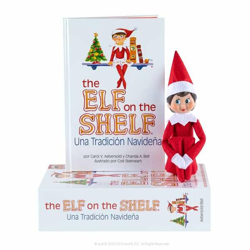 Elfo travieso navidad The Elf On The Shelf Cefatoys con cuento