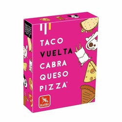 Juego de mesa educativo Lúdilo Taco, Vuelta, Cabra, Queso, Pizza para niños