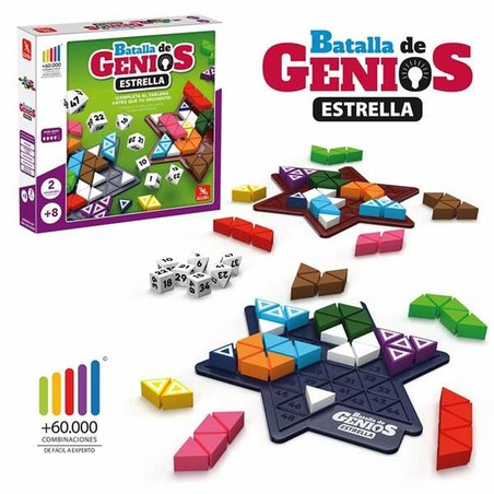Bloques construcción infantiles - Juego de mesa de madera para lógica