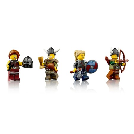 Construcción detallada Lego - Edificios vikingos