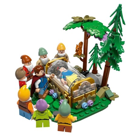 Set de construcción Lego Casita de Blancanieves vista frontal
