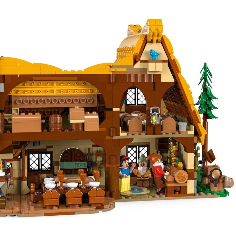 Elementos y piezas del set Lego Casita Blancanieves