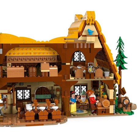 Elementos y piezas del set Lego Casita Blancanieves