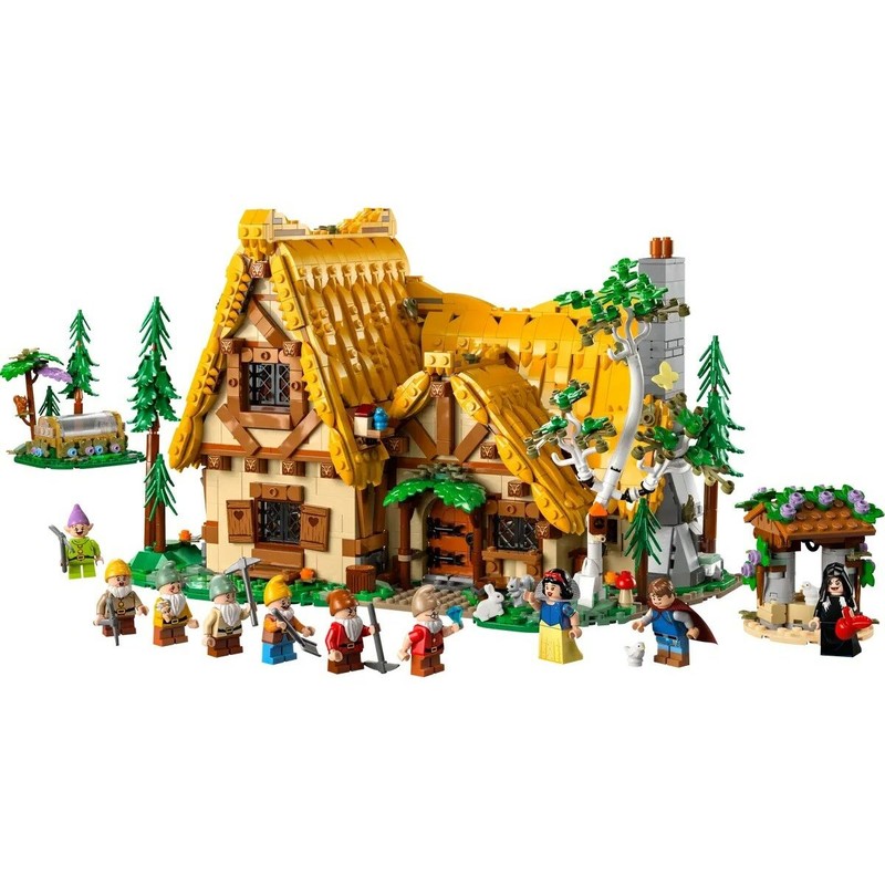 Envase del Juego de Construcción Lego Casita de Blancanieves