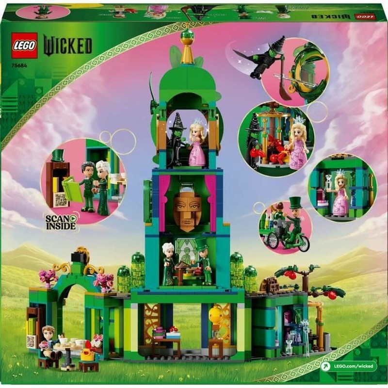 Set construcción educativo LEGO 75684 detalle Ciudad Esmeralda