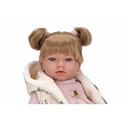 Muñeca Bebé Arias de 40 cm con ropa rosa, ideal para juego simbólico infantil 2