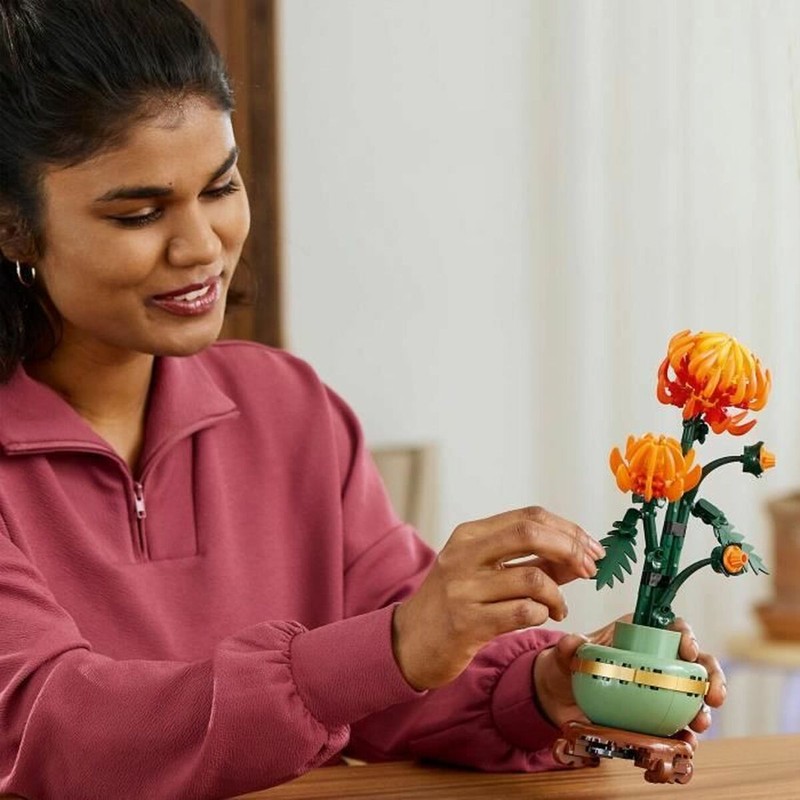 Lego Decoración Floral Crisantemo Multicolor